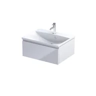 Szafki łazienkowe - Szafka łazienkowa pod umywalkę Oristo Brylant 60 cm biały połysk OR36-SD1S-60-1 - miniaturka - grafika 1