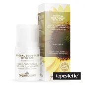 Rozświetlacze do twarzy i ciała - Organic Series Organic Series Mineral Body Glow With SPF Rozświetlający olejek w żelu SPF25 50 ml - miniaturka - grafika 1