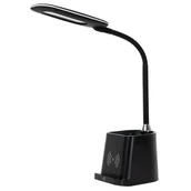 Lampy stojące - Lampka biurkowa z pojemnikiem Penny 18674/06/30 Lucide LED 4,7W 3000K czarna - miniaturka - grafika 1