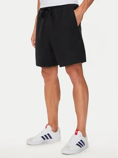 adidas Szorty sportowe Elevated ALL SZN Terry Loop IX1267 Czarny Regular Fit - Spodenki męskie - miniaturka - grafika 1