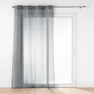 Firany - Szara firanka z woalu 140x240 cm Lissea – douceur d'intérieur - miniaturka - grafika 1