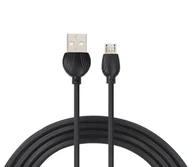Kable USB - Kabel micro USB czarny 1m VA0015 VAYOX - miniaturka - grafika 1