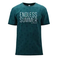 Koszulki męskie - Koszulka męska Monotox MX22060 ENDLESS SUMMER SEA BLUE Niebieska - miniaturka - grafika 1