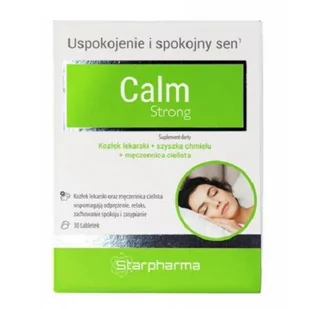 Starpharma Calm Strong x 30 tabl - Układ nerwowy - miniaturka - grafika 1