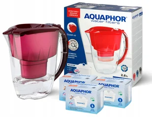 Dzbanek Filtrujący Aquaphor Amethyst 3 Wkłady - Dzbanki filtrujące - miniaturka - grafika 1
