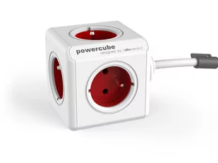 Powercube ORNO-Polska ORNO Przedłużacz Z 5-KROTNYM GNIAZDEM E/FR 1.5 m CZERWONY - Przedłużacze i rozgałęźniki - miniaturka - grafika 4