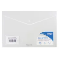 Teczki i skoroszyty - TECZKA KOPERTOWA PP 2 KIESZENIE A4+ POZIOMA TRANSPARENTNA - miniaturka - grafika 1