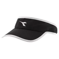 Tenis ziemny - Daszek damski Diadora VISOR black - miniaturka - grafika 1