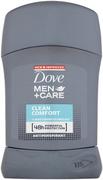 Dezodoranty i antyperspiranty męskie - Dove Men+Care - Clean Comfort 48H Anti-Perspirant - Antyperspirant w sztyfcie dla mężczyzn - 50 ml - miniaturka - grafika 1