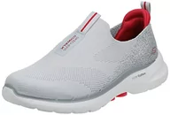 Buty trekkingowe męskie - Skechers Gowalk 6 - Stretch Fit Slip-on Athletic Performance Męskie buty turystyczne, szary/czerwony, 41 EU - miniaturka - grafika 1