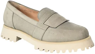 Mokasyny Simen 5116A Szara Skóra Naturalna_TN - SIMEN - Mokasyny damskie - miniaturka - grafika 1