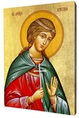 Ikony i obrazy sakralne - Ikona święta Krystyna - miniaturka - grafika 1