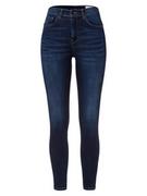 Spodenki damskie - Cross Jeans Dżinsy - Slim fit - w kolorze granatowym - miniaturka - grafika 1
