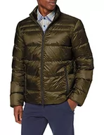Kurtki męskie - Geox M TAORMINA SHORT JKT męska kurtka puchowa, Beech Green, 52 - miniaturka - grafika 1
