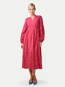 Sukienki - YAS Sukienka codzienna Luma 26032685 Różowy Regular Fit - miniaturka - grafika 1