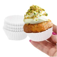 Formy do ciast - Foremki Do Muffinek Biel 100szt - miniaturka - grafika 1
