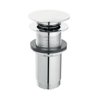 Korki do umywalek - FERRO S285-WBP-B ROTONDO zawór spustowy bez przelewu 5/4", wysoki, chrom - miniaturka - grafika 1