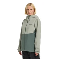 Kurtki damskie - Damska kurtka przeciwdeszczowa Jack Wolfskin WEILTAL 2L JKT W mint leaf - XL - miniaturka - grafika 1