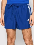 Kąpielówki męskie - Adidas Szorty kąpielowe Classic 3-Stripes GQ1102 Niebieski Regular Fit - miniaturka - grafika 1