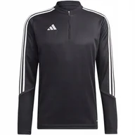 Bluzy męskie - Bluza męska adidas Tiro 23 Club Training Top czarno-biała HS3617 2XL - miniaturka - grafika 1