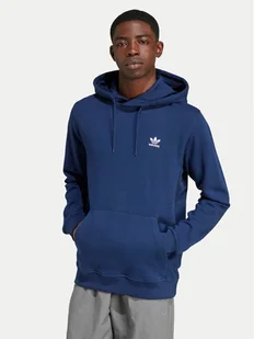 adidas Bluza Trefoil Essentials IX7668 Granatowy Regular Fit - Bluzy męskie - miniaturka - grafika 1