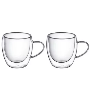 Ambition DOBLE ECO KOMPLET 2 SZKLANEK TERMICZNYCH Z UCHEM 250 ML 96879 - Szklanki - miniaturka - grafika 2