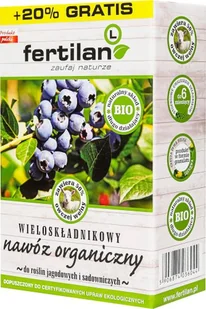 FERTILAN FERTILAN L WIELOSKŁADNIKOWY NAWÓZ ORGANICZNY DO WSZYSTKICH RODZAJÓW ROŚLIN JAGODOWYCH Z WEŁNĄ OWCZĄ zakupy dla domu i biura FERT.ROŚ.JAG - Pozostałe akcesoria do uprawy roślin - miniaturka - grafika 2