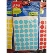 Etykiety do drukarek - APLI 2056-Etykiety mini torba niebieski Ø 13,0 mm 5 arkuszy - miniaturka - grafika 1