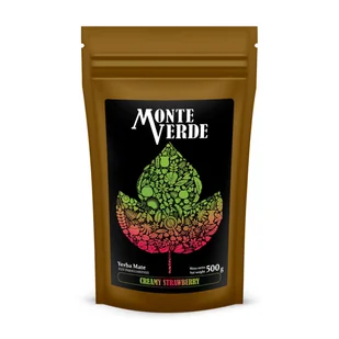 Yerba Mate MONTE VERDE Creamy Strawberry 1kg 1000g - Yerba Mate - miniaturka - grafika 1