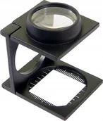 Mikroskopy i lupy - Carton Lupa tkacka x6 z podziałką skala 1,0mm - miniaturka - grafika 1