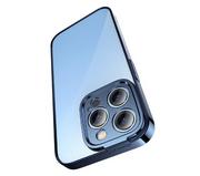 Etui i futerały do telefonów - Baseus Glitter Magnetic do iPhone 14 Pro Max (niebieski) - miniaturka - grafika 1