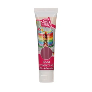Barwnik FunCakes Food Colour Gel Chic Aubergine 30g- BAKŁAŻANOWY - Dodatki do ciast w proszku - miniaturka - grafika 1