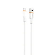Kable USB - Kabel VIDVIE CB4031 USB/Micro 3A, 3m biały - miniaturka - grafika 1