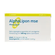 Suplementy naturalne - Mito Pharma Kwas Alfa Liponowy MSE 90 kapsułek - miniaturka - grafika 1