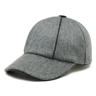 Czapki damskie - Czapka z daszkiem Max Mara 2345760137600 Medium Grey 005 - miniaturka - grafika 1