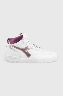 Sneakersy damskie - Diadora sneakersy kolor biały - grafika 1