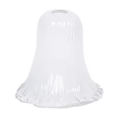 Dom i wnętrze OUTLET - Transparentny klosz, podłużne wyżłobienia K-HP-PS-066 KLOSZ (｡◕‿◕｡) - miniaturka - grafika 1