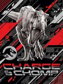 Koce i narzuty dla dzieci - Koc Kocyk Dziecięcy 130X170 Jurassic World - miniaturka - grafika 1