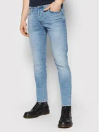 Spodnie męskie - Jack&Jones Jeansy Glenn 12204334 Niebieski Slim Fit - miniaturka - grafika 1