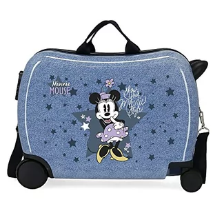 Disney Minnie Style Walizka dziecięca Niebieski 50x39x20 cms Twarde ABS Zamknięcie szyfrowe boczne 34L 1,8 kg 4 koła Bagaż ręczny, niebieski, Maleta Infantil, walizka dziecięca - Walizki - miniaturka - grafika 1