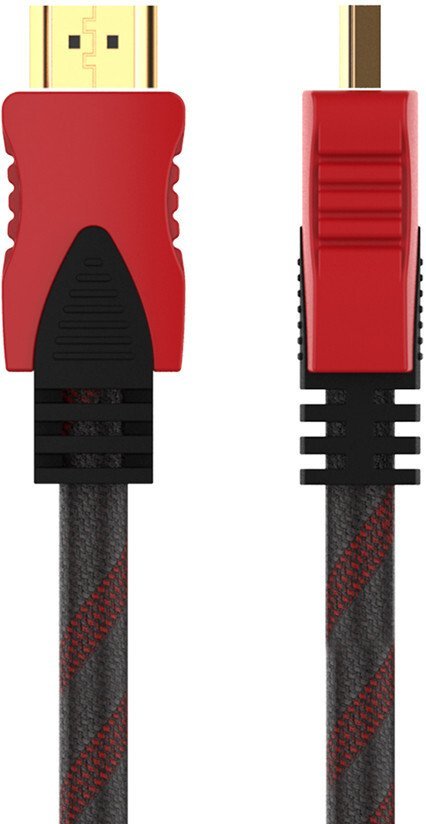 Kabel Somostel kabel HDMI 4K 3m czarno-czerwony SMS-ZB22 36154