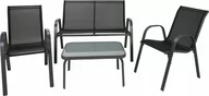 Meble ogrodowe - Zestaw mebli ogrodowych stolik + sofa + 2 fotele - miniaturka - grafika 1