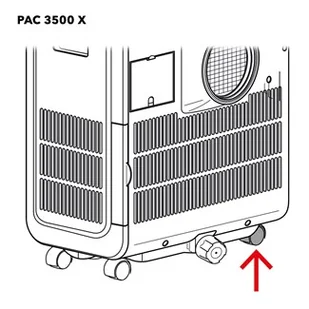 Trotec PAC 3500 X koło - Akcesoria do wentylacji i klimatyzacji - miniaturka - grafika 1