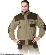 Odzież robocza - R.E.I.S. LH-FMNW-J - KURTKA ZIMOWA OCHRONNA OCIEPLANA - beżowo-brązowo-czarny L - miniaturka - grafika 1