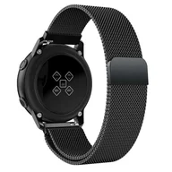 Akcesoria do smartwatchy - opaska pasek bransoleta MILANESE Suunto 7 / 9 / Baro 24mm czarna - miniaturka - grafika 1