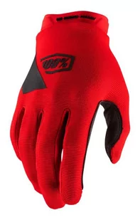 100%, Rękawiczki kolarskie, Ridecamp Glove red, czerwony, rozmiar M - Rękawiczki rowerowe - miniaturka - grafika 1