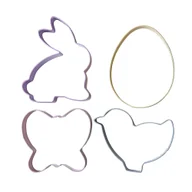 Formy do ciast - Altom, Komplet C wykrawaczy do ciastek Wielkanoc, 4 szt. - miniaturka - grafika 1