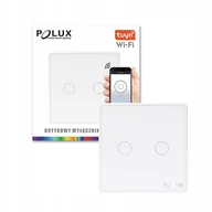 Akcesoria do oświetlenia - Polux Włącznik Wi-FI dotykowy dwubiegunowy TUYA smart 314345 SANICO 314345 - miniaturka - grafika 1
