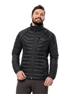 Jack Wolfskin Kurtka pikowana "Routeburn Pro" w kolorze czarnym - Kurtki męskie - miniaturka - grafika 1