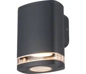 Lampy ogrodowe - Kanlux 38885 - Kinkiet zewnętrzny ZEVI 1xGU10/10W/230V IP54 antracyt - miniaturka - grafika 1